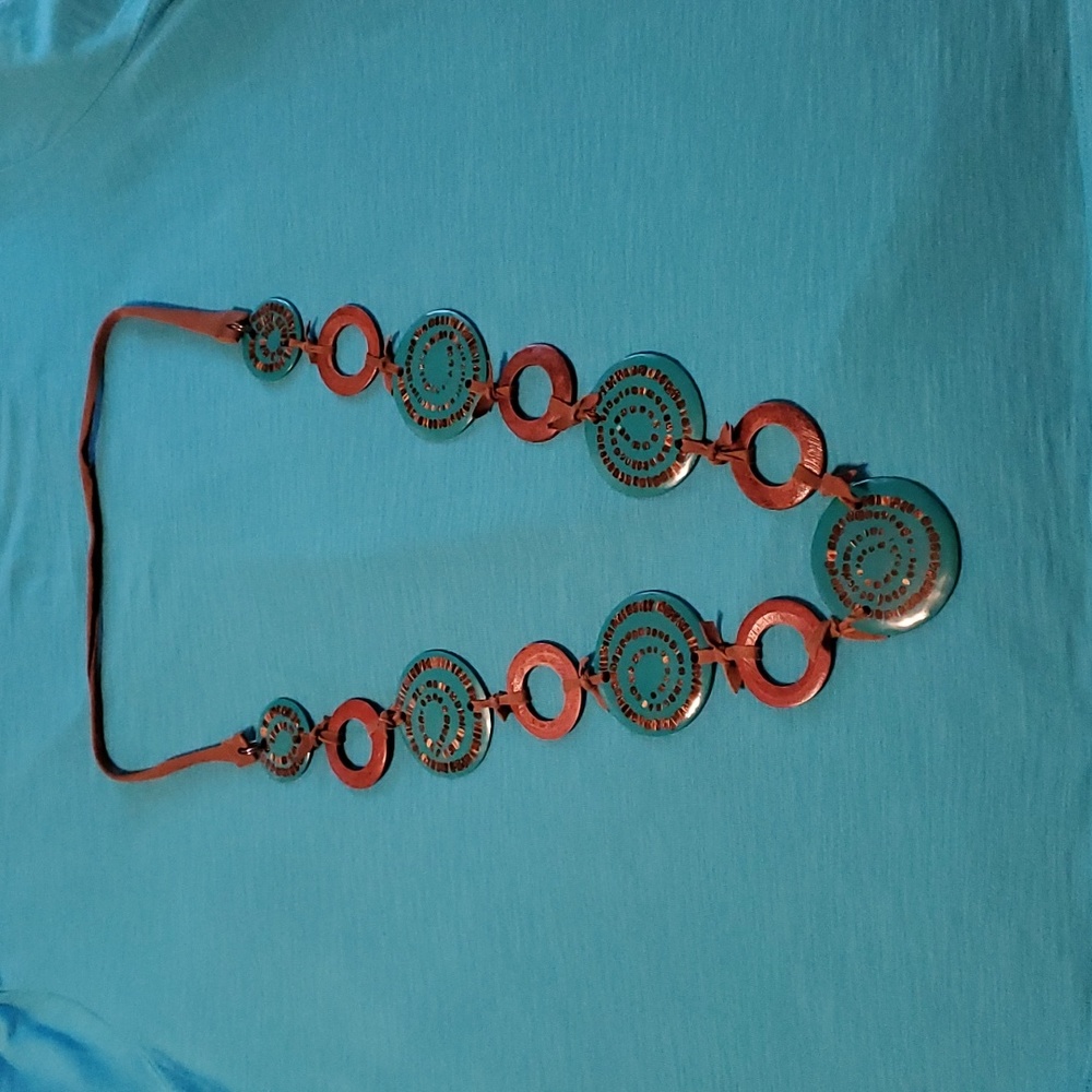 Necklace, Ethnic Ribbon Necklace